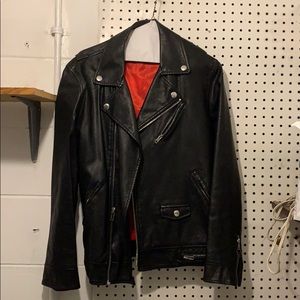 Obey vegan leather jacket